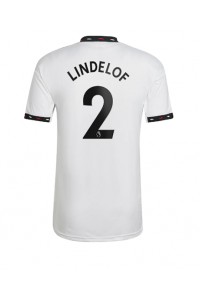 Fotbalové Dres Manchester United Victor Lindelof #2 Venkovní Oblečení 2022-23 Krátký Rukáv